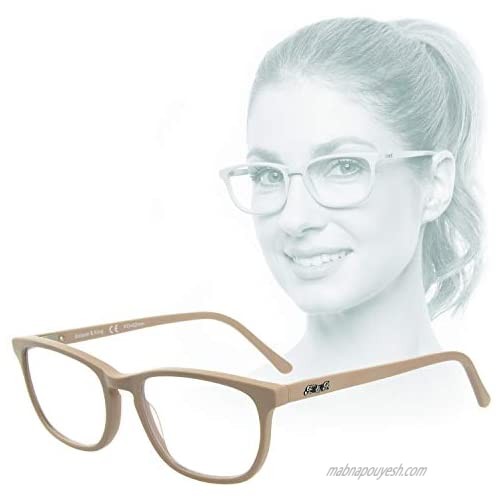 Edison & King Soul Mirror – like a second skin nude-look' glasses made from skin-friendly acetate