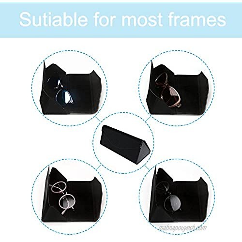 Folding Glasses Case Glasses storage box Magnet Closure - For Home Office & Travel
