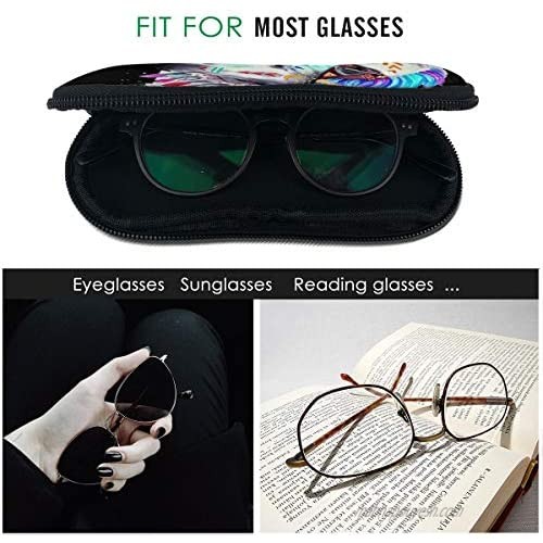 ihs symbol catholic Sunglasses Soft Case Ultra Light Portable Neoprene Eyeglass Case