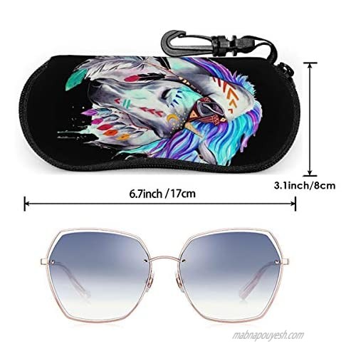 ihs symbol catholic Sunglasses Soft Case Ultra Light Portable Neoprene Eyeglass Case