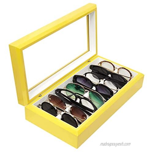 OYOBox Maxi Luxury Eyewear Organizer Lacquered Wood Box for Glasses + Sunglasses Limited Edition Colors