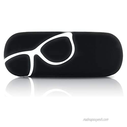 Pocket Size Medium Hard Shell Glasses Case for Eyeglasses Spectacles & Sunglasses
