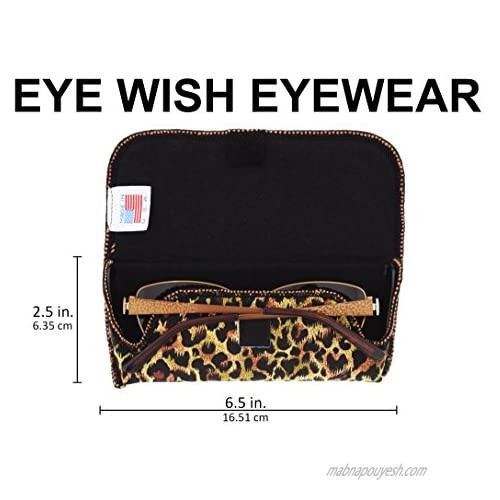 Women's Fashion Eyewear Case For Small To Large Glasses In Stylish Animal Print