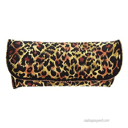 Women's Fashion Eyewear Case For Small To Large Glasses In Stylish Animal Print