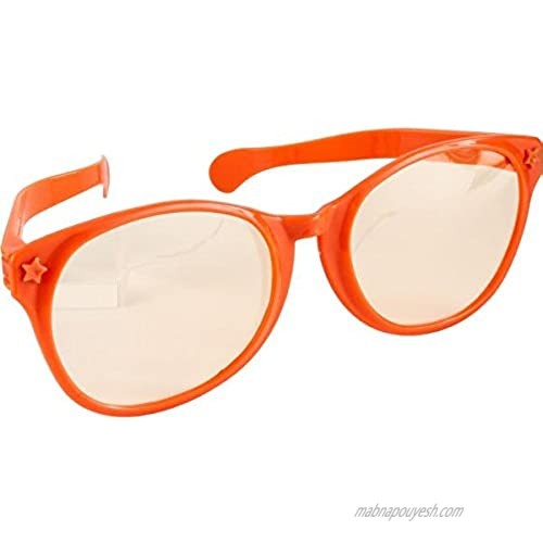 Amscan 259769.05 Orange Jumbo Glasses 1ct