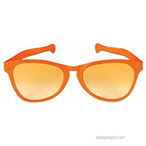 Amscan 259769.05 Orange Jumbo Glasses  1ct