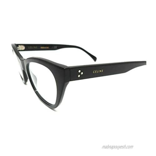 Celine CL50005I - 001 ACETATE Eyeglass Frame Black 49mm