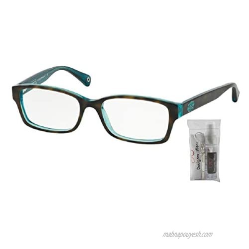 Coach HC6040 BROOKLYN Rectangle Eyeglasses For Women+FREE Complimentary Eyewear Care Kit