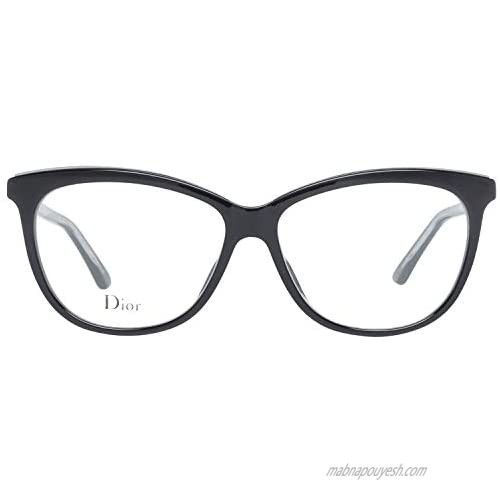 Eyeglasses Dior Montaigne 49 0807 Black / 00 Demo Lens 53/13/145