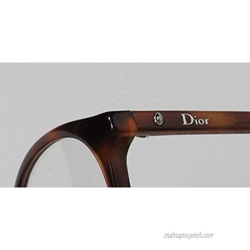 Eyeglasses Dior Montaigne 53 0086 Dark Havana / 00 Demo Lens
