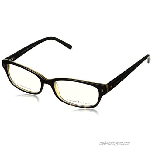 Kate Spade Lucyann Eyeglasses-0JYY Black Tortoise Fade-49mm