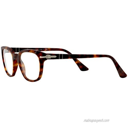 Persol Men's Eyeglasses 3093V 3093/V 9001 Havana Full Rim Optical Frame 48mm