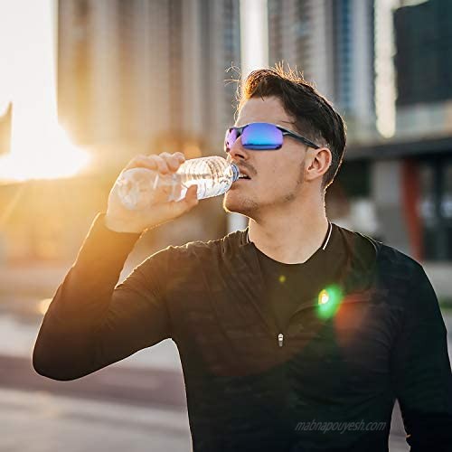 ANDOILT Mens Sports Polarized Sunglasses UV Protection Sunglasses for Men Fishing Driving