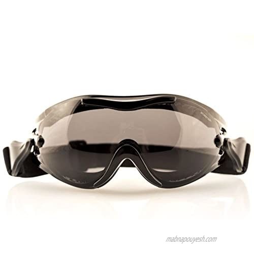 Bobster Phoenix OTG Interchangeable Goggles Black Frame/3 Lenses (Smoked Amber and Clear)
