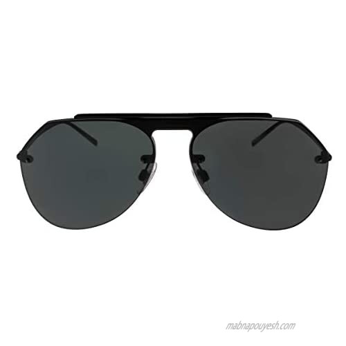 Dolce&Gabbana DG2213 Sunglasses 110687-34 - Matte Black Frame Grey DG2213-110687-34