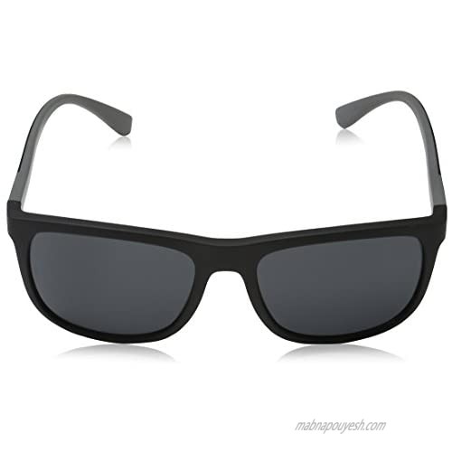 Emporio Armani EA4079 504287 Matte Black EA4079 Square Sunglasses Lens Category 57mm
