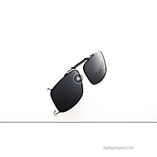 Eyekepper Grey/Brown/G15 Lens 3-pack Clip-on Polarized Sunglasses 54x34MM