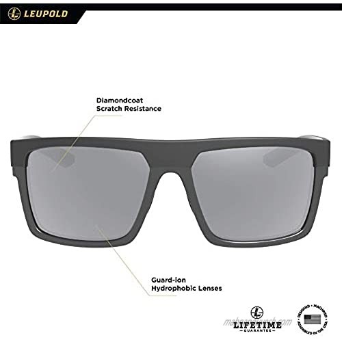 Leupold Becnara Performance Eyewear with Polarized Lenses DiamondCoat Shatterproof Lenses with In-Fused Polarization