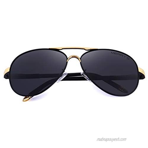 MERRY'S Men's Polarized Driving Sunglasses For Men Unbreakable Frame UV400 S8513