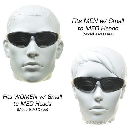 proSPORT Bifocal Sunglasses for Men Women Safety Readers Sport Dark Smoke Black