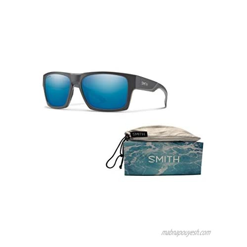Smith Outlier XL 2 Rectangle Sunglasses for Men + FREE Complimentary Eyewear Kit