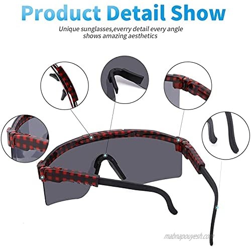 1 Piece Sunglasses Outdoor Windproof Sports Glasses UV400 Male and Female Polarized Sunglasses…