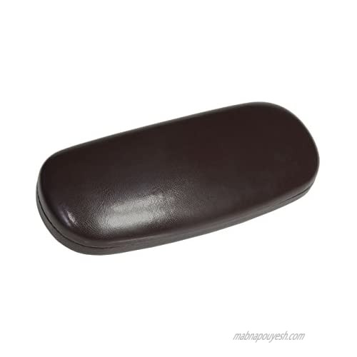 Hard Metal Bodied Eyeglass Case for Medium Frames with Shiny Finish
