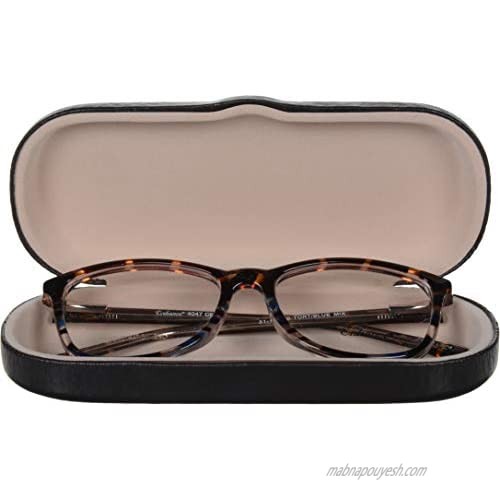 Hard Shell Eyeglass Case Clamshell Fits Small Frames Reading Glasses Sunglasses for Women Men