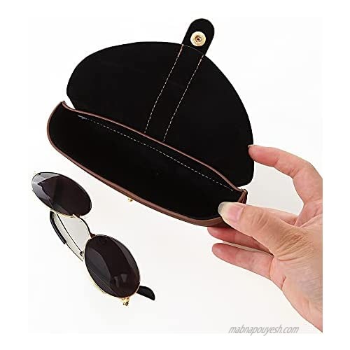 LMLALML Glasses Case Stylish and Portable Sunglasses Case with Cloth