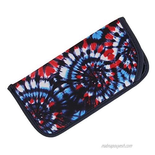 Soft Fabric Slip In Eyeglass Case For Women & Men Assorted Colorful Designs