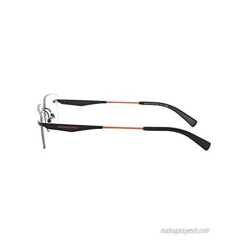 AX Armani Exchange Men's Ax1039 Rectangular Prescription Eyewear Frames