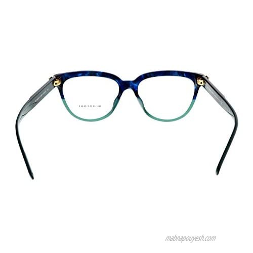 Burberry Women's BE2268F Eyeglasses Blue Havana/Green 53mm