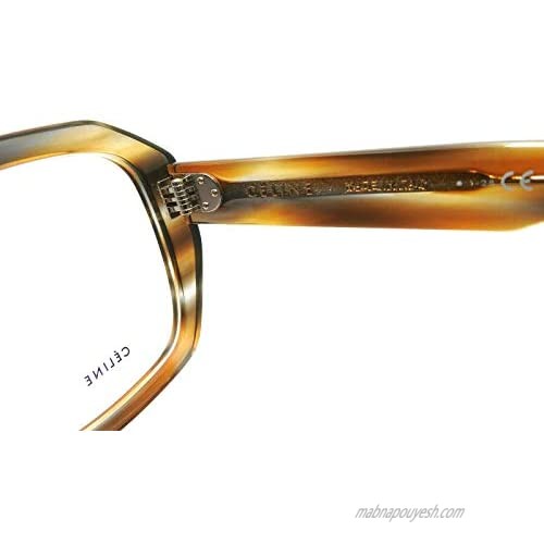Celine CL50017I - 055 ACETATE Eyeglass Frame Striped Brown Grey 51mm