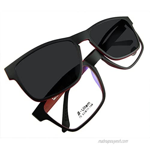 Circleperson Men women sun Eyeglasses polarized clip on magnetic glasses 53-17