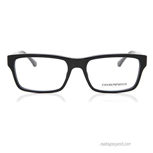 Emporio Armani EA 3050F Men's Eyeglasses Black 55