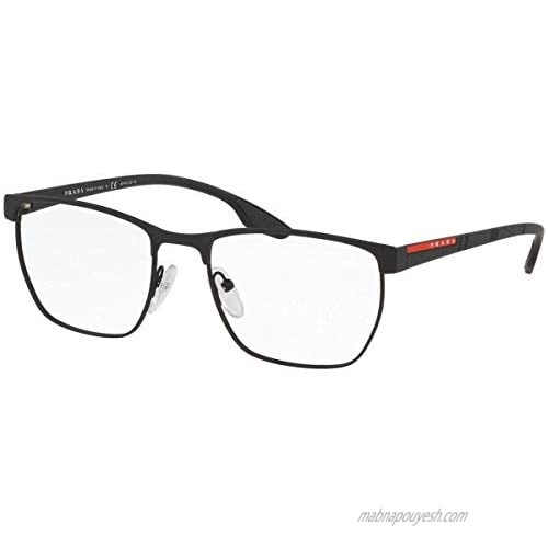 Eyeglasses Prada Linea Rossa PS 50 LV 4891O1 Black Rubber