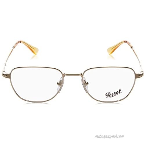 Persol PO2447V Eyeglasses 1076 Gold with Demo Lens 52mm