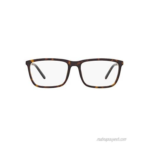Ralph Lauren Men's Rl6190 Rectangular Prescription Eyeglass Frames