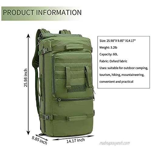 Backpack Tactical Travel Bag Waterproof Oxford Cloth Climbing Camouflage Outdoor Big Rucksack