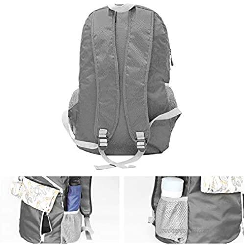 BEMYGREENBAG Lightweight Backpack Packable Daily Backpack Kid’s Backpack Outdoor Foldable Backpack Camping Backpack Reflective Zipper Backpack with Different Pockets for Light Travel