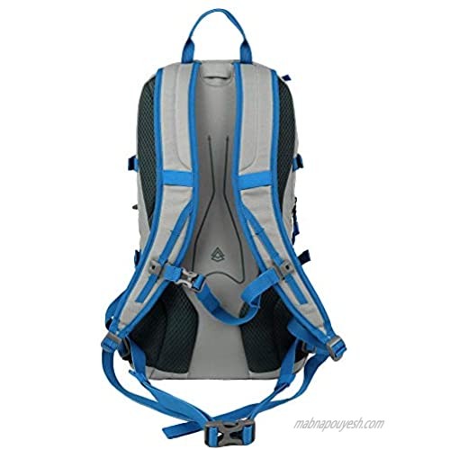 Black Sierra Makulu 25L Daypack Hiking Camping Travel Backpack Bag (Qty 1 Grey)