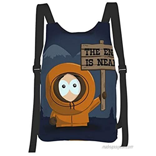 Grateful Wears South Park Kenny The End is Nearhiking Backpack Men and Women Waterproof Portable Folding Backpack Travel Sports Shopping Ultra Light Leisure Bag