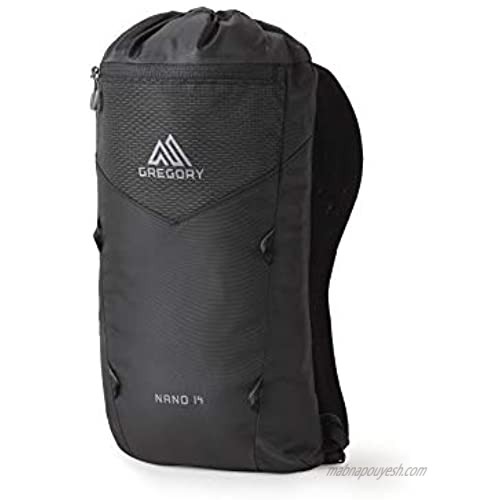Gregory Mountain Products Nano 14 Everyday Outdoor Backpack  Obsidian Black  one Size