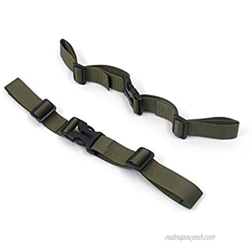 Karcy Backpack Sternum Strap Chest Belt Black Adjustable with Quick Release Buckle for Hiking Jogging Imitation Nylon Black