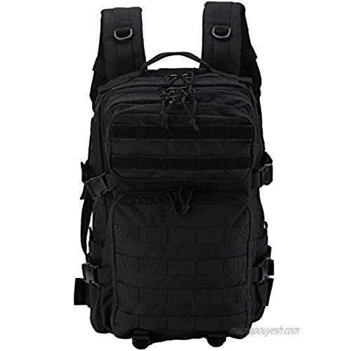Outdoor Rucksack Military Tactical camping Backpacks Anti Gravity System Daypacks Waterproof 40L (Black)
