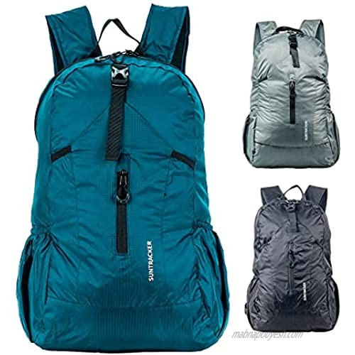 Packable Lightweight Backpack Water Resistant Outdoor Travel and Hiking Daypack 27L (Navy)