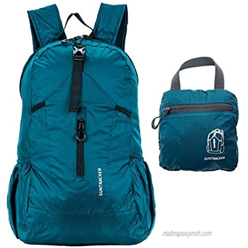 Packable Lightweight Backpack Water Resistant Outdoor Travel and Hiking Daypack 27L (Navy)