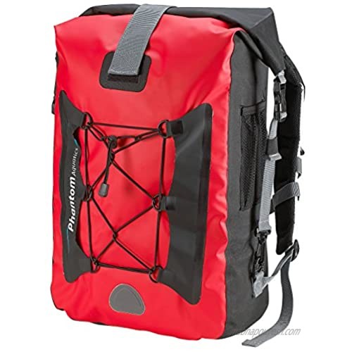Phantom Aquatics Waterproof Backpack Dry Bag (25 litres - Red)