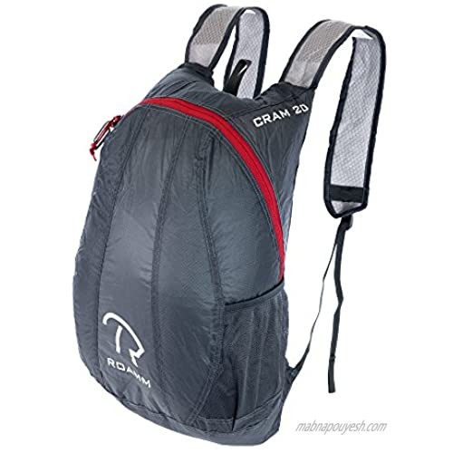 Roamm Cram 20 Ultralight Packable Backpack + Lightweight 3.5oz Bag Perfect for Camping  Hiking  Backpacking  and Outdoors for Men or Women