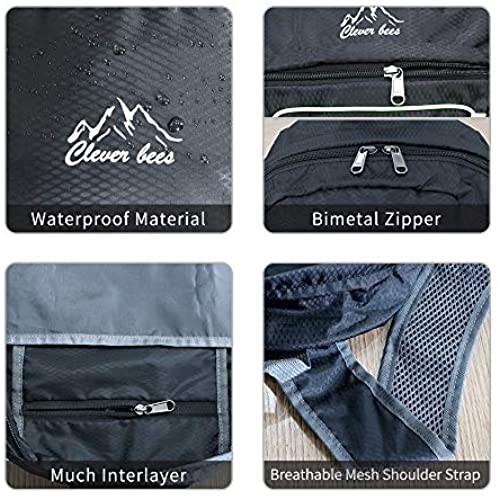 SHIJUR Outdoor Foldable Lightweight Waterproof Travel Hiking Backpack Daypack